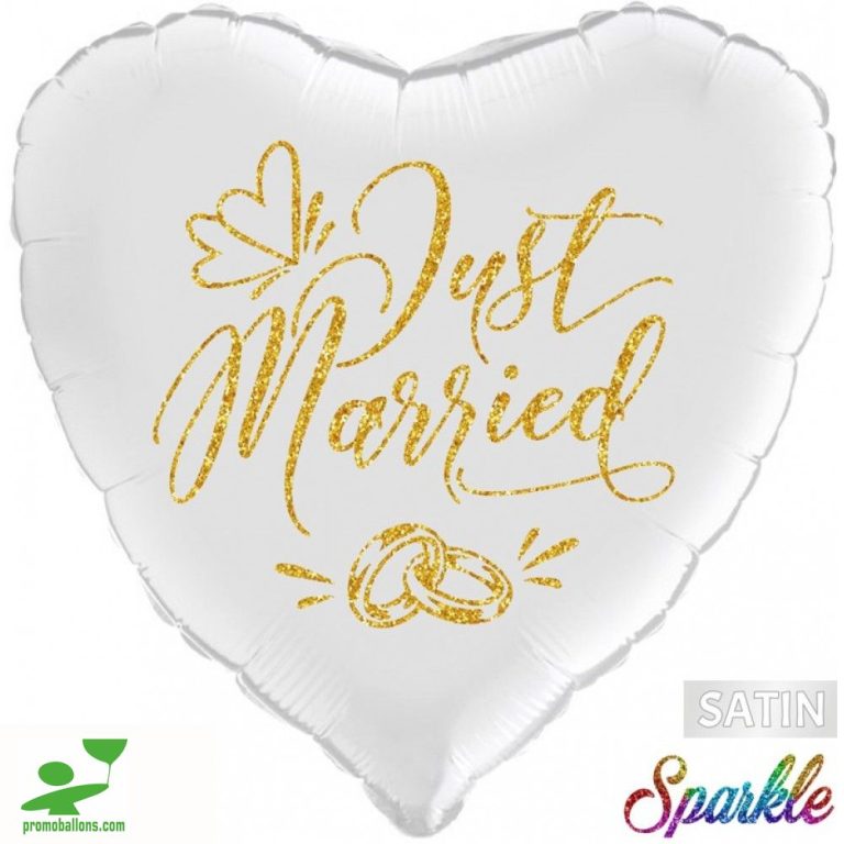 Just married Sparkle promoballons
