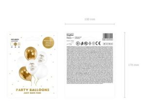 ballon pack happy birthday / Gold Or – Image 3