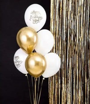 ballon pack happy birthday / Gold Or – Image 2