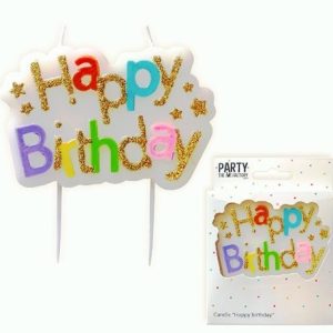 bougie Happy birthday -sku-copyright- 8711319030931 en vente sur promoballons-2