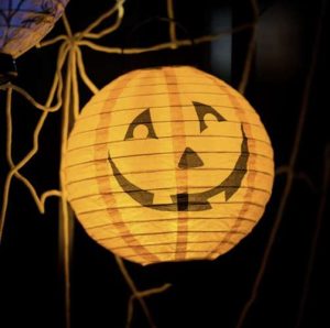 Lanterne lampion LED - Halloween Citrouille 23cm – Image 7