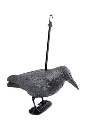 Halloween décor corbeau 40 cm / Répulsif (effaroucheur) pour pigeons, – Image 4