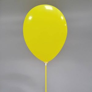 Bâtonnets jaunes en carton biodégradables pour ballons x 100 pièces (±37cm) – Image 2