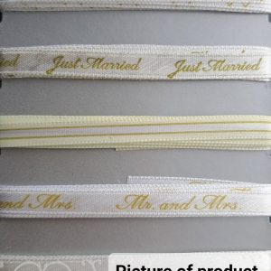 Wedding mariage ribbons broderie set 5 patterns 180 cm 5901238601999 en vente sur promoballons